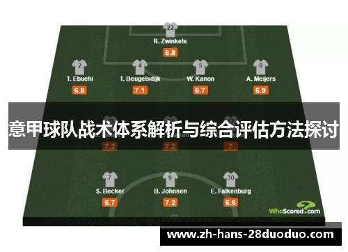 意甲球队战术体系解析与综合评估方法探讨